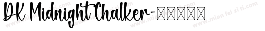 DK Midnight Chalker字体转换